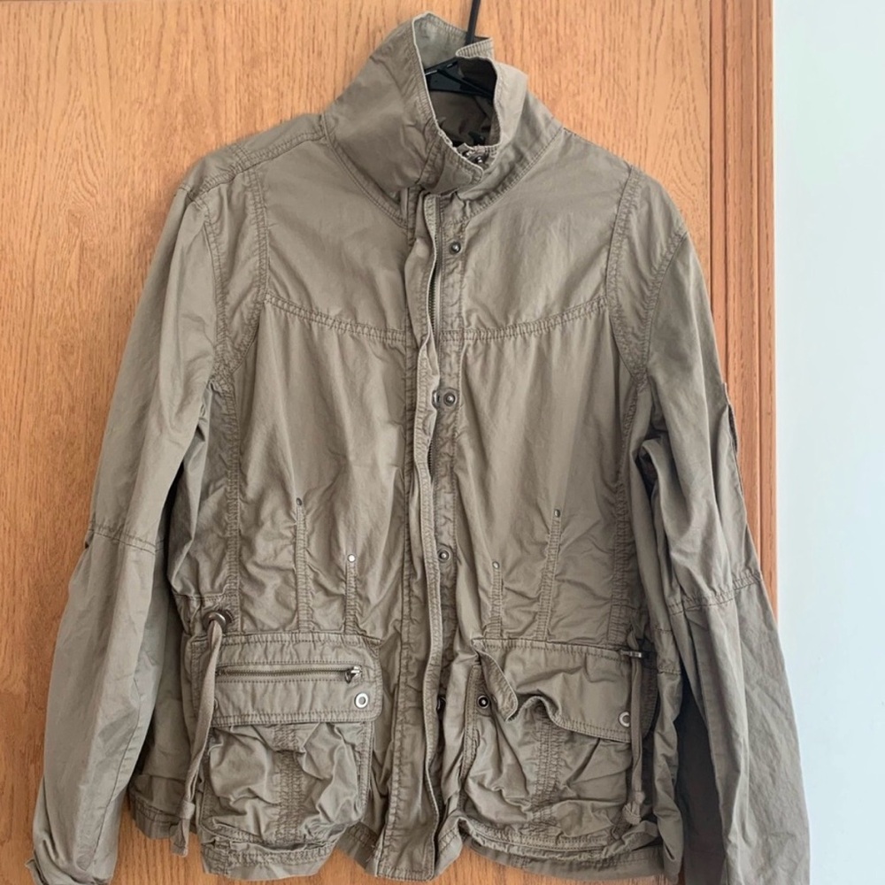 Eddie Bauer Women's Utility Jacket in Tan